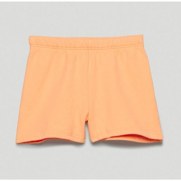 Aritzia TNA Cozy Fleece Perfect High Rise Sweatshorts in Peach size XXS - Picture 2 of 8